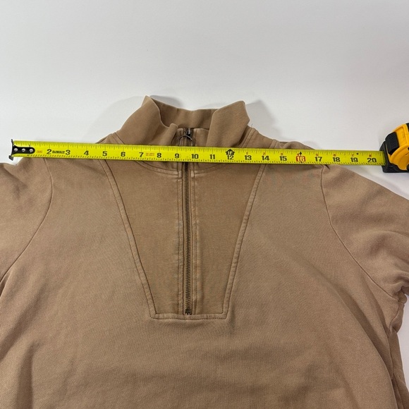 Blank NYC Tan Quarter-Zip Sweater - Picture 6 of 9